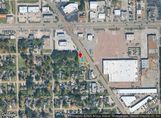  1214 Avenue D, South Houston, TX Parcel Map