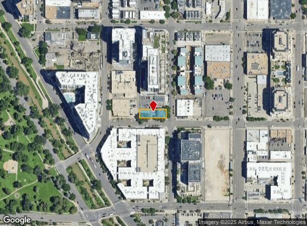  907 Acoma St, Denver, CO Parcel Map