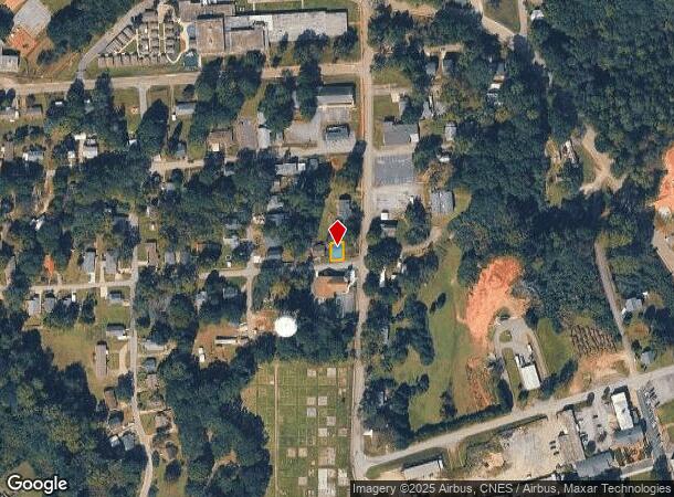  104 W B Ave, Easley, SC Parcel Map