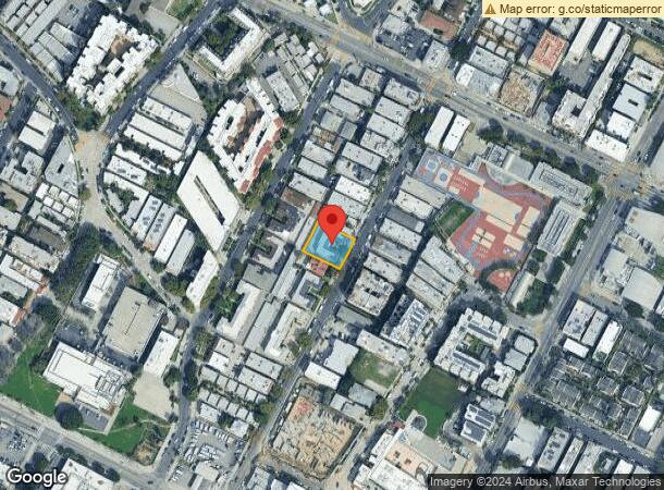  411 Witmer St, Los Angeles, CA Parcel Map