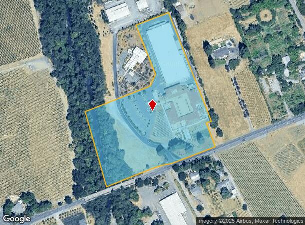 14210 Bacchus Landing Way, Healdsburg, CA Parcel Map