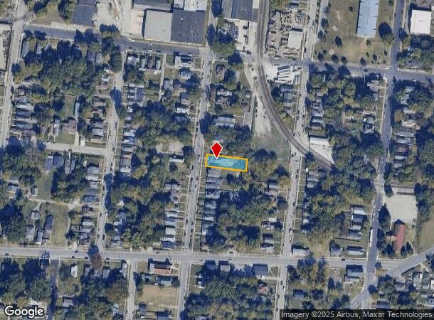 1433 Beech St, Louisville, KY Parcel Map