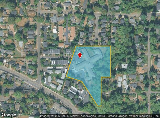  8445 Sw Hemlock St, Portland, OR Parcel Map