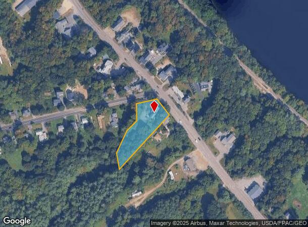 2 Maple St, Hallowell, ME Parcel Map