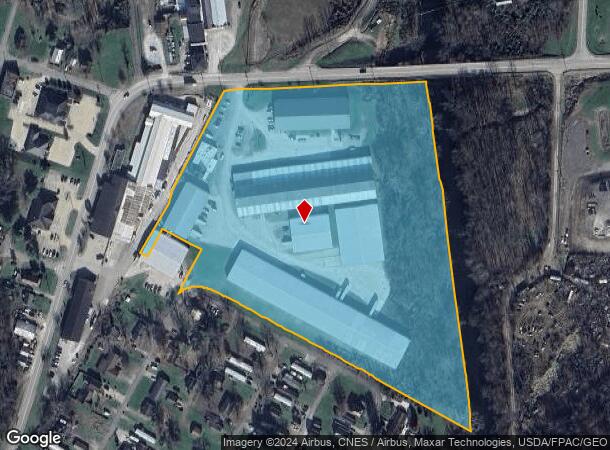  1500 Greene St, Marietta, OH Parcel Map