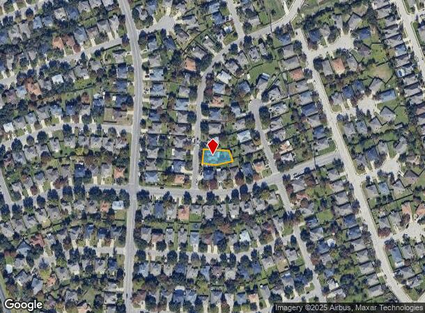  1110 Woodview Dr, Leander, TX Parcel Map