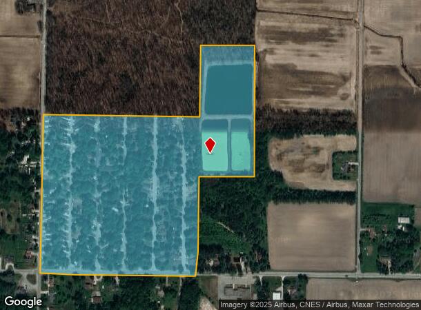 2421 E Beaver Rd, Kawkawlin, MI Parcel Map