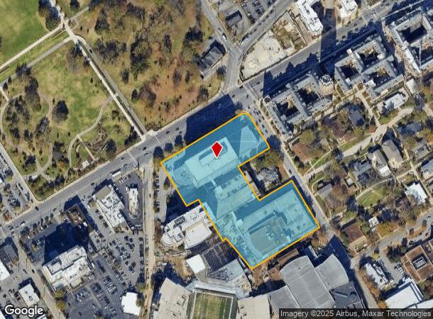  2525 W End Ave, Nashville, TN Parcel Map