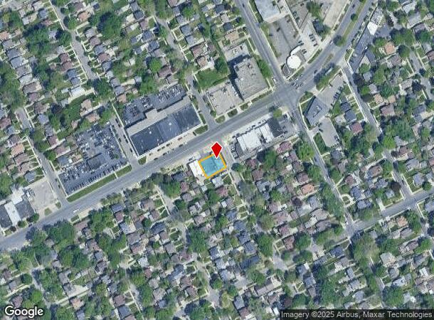 16624 Mack Ave, Grosse Pointe Park, MI Parcel Map
