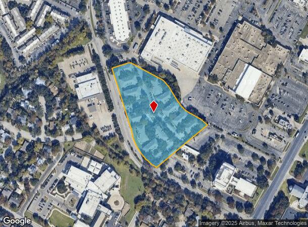  7685 Northcross Dr, Austin, TX Parcel Map