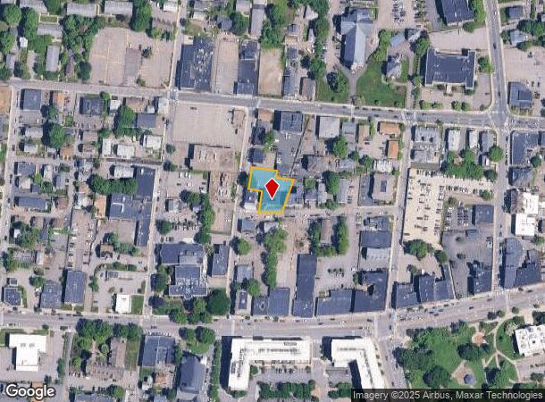  33 Middle St, Waltham, MA Parcel Map