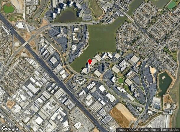  223 Twin Dolphin Dr, Redwood City, CA Parcel Map