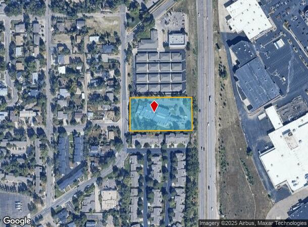 2045 Roanoke St, Colorado Springs, CO Parcel Map