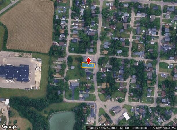  555 Prince Albert Blvd, Dayton, OH Parcel Map