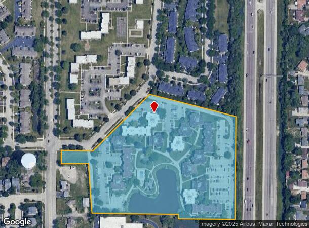 601 N Meadows Blvd, Addison, IL Parcel Map