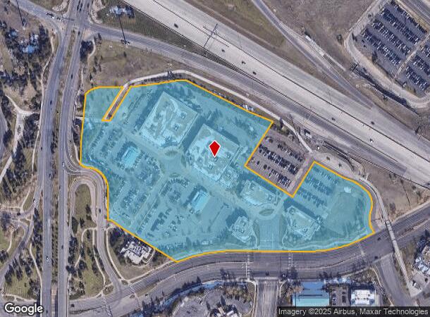 110 E Flatiron Crossing Dr, Broomfield, CO Parcel Map