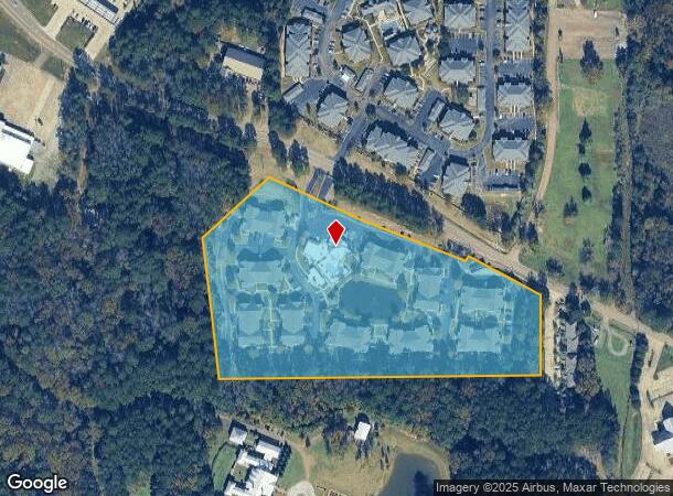 100 Carlton Park Dr, Flowood, MS Parcel Map