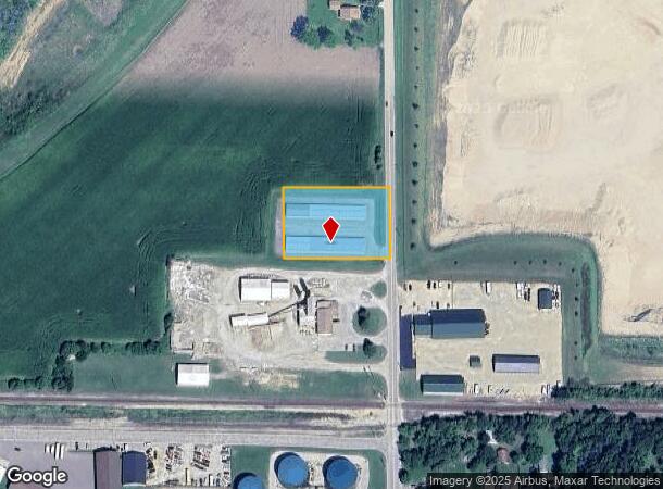  8186 N Barker Rd, Byron, IL Parcel Map