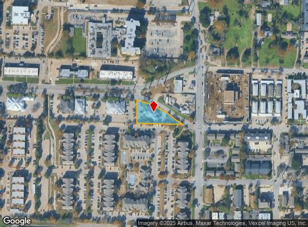 2401 W Oak St, Denton, TX Parcel Map