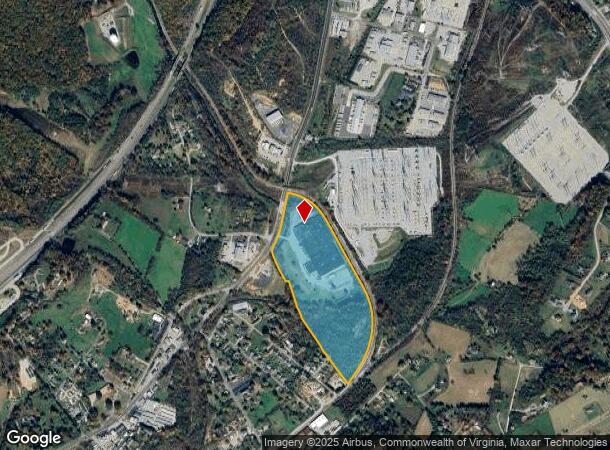 1796 Lee Hwy, Cloverdale, VA Parcel Map