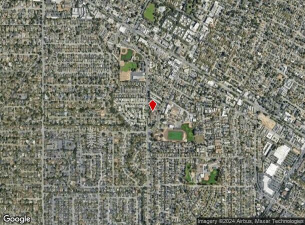  1172 Castro St, Mountain View, CA Parcel Map