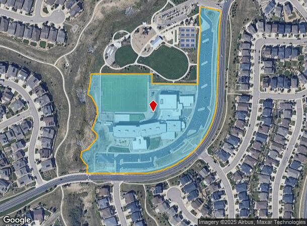  2131 Low Meadow Blvd, Castle Rock, CO Parcel Map