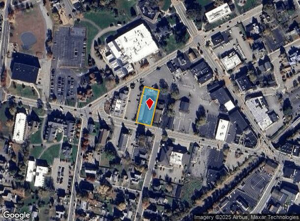 55 W Central St, Franklin, MA Parcel Map