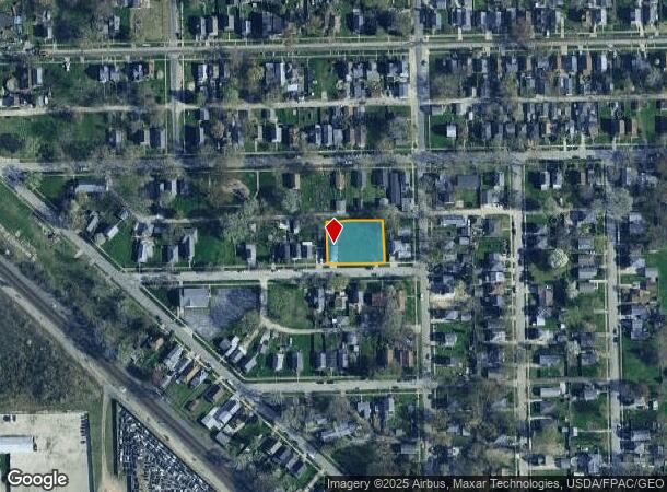  1311 Crystal St, Toledo, OH Parcel Map