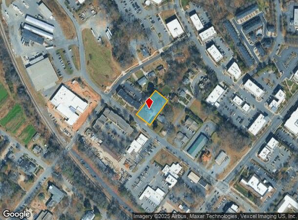  208 W Matthews St, Matthews, NC Parcel Map