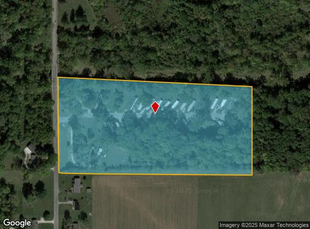  11511 N 300 Park W, Zanesville, IN Parcel Map