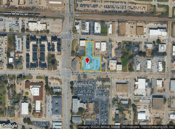  611 W Abram St, Arlington, TX Parcel Map