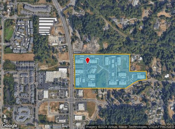  207 N Meridian Ave E, Puyallup, WA Parcel Map