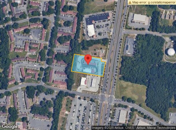  6231 N Tryon St, Charlotte, NC Parcel Map