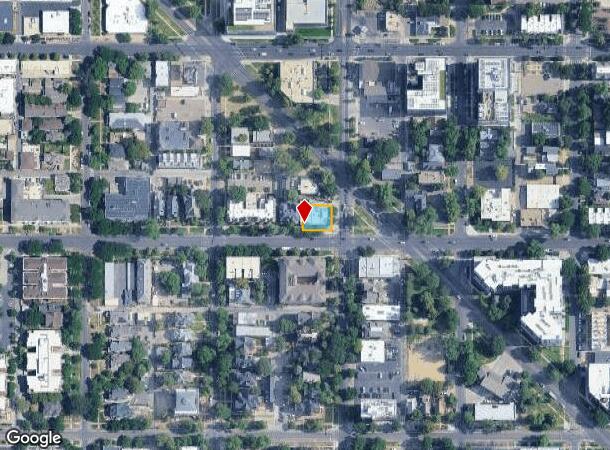 1033 E 17Th Ave, Denver, CO Parcel Map