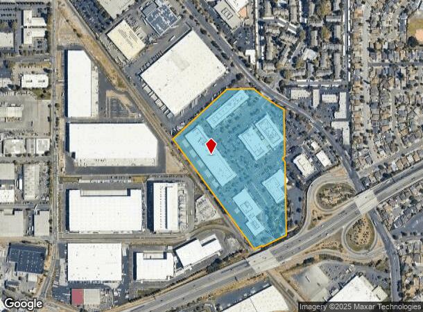  25801 Industrial Blvd, Hayward, CA Parcel Map