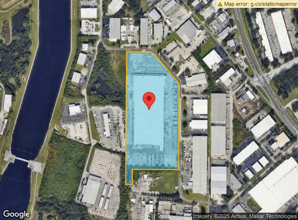  1820 Massaro Blvd, Tampa, FL Parcel Map