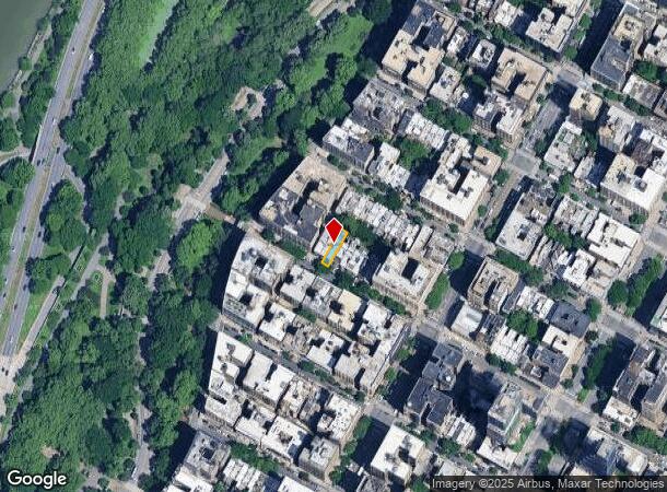  323 W 100Th St, New York, NY Parcel Map