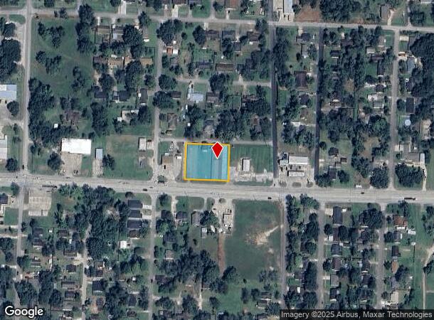  820 E Brazos Ave, West Columbia, TX Parcel Map