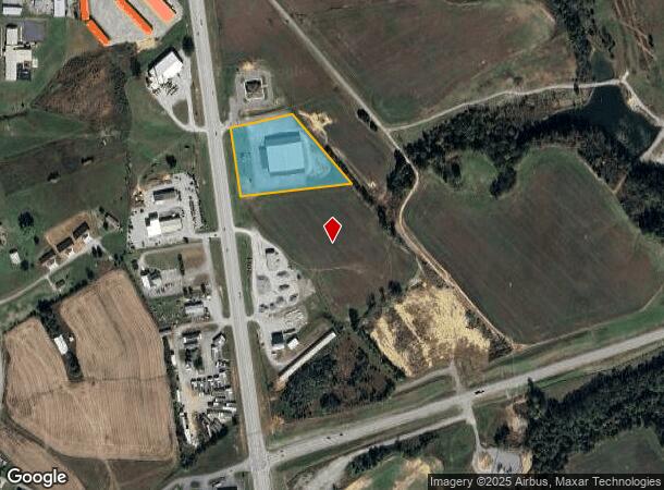  1636 New Columbia Rd, Campbellsville, KY Parcel Map