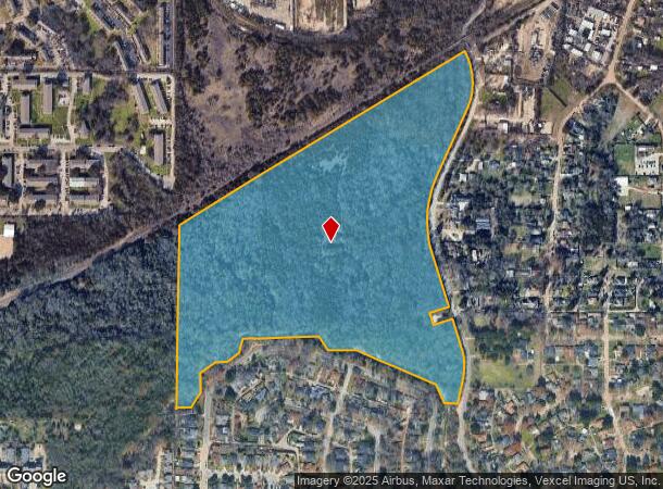  2900 Coombs Creek Dr, Dallas, TX Parcel Map