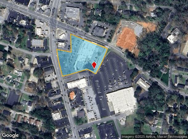 1700 W Innes St, Salisbury, NC Parcel Map