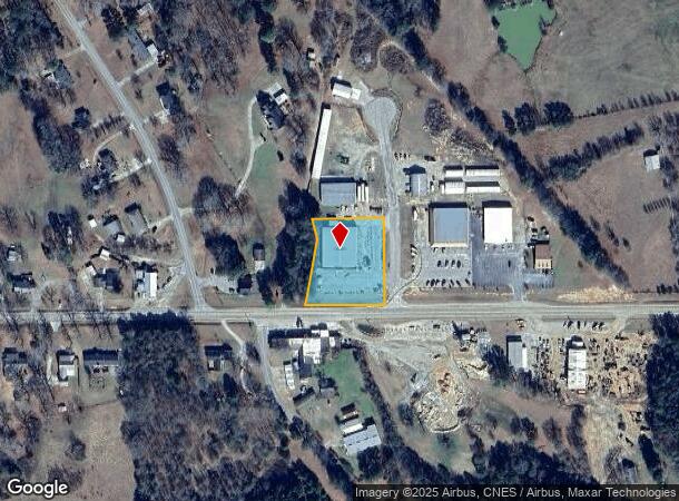 655 Elm St, Lincolnton, GA Parcel Map