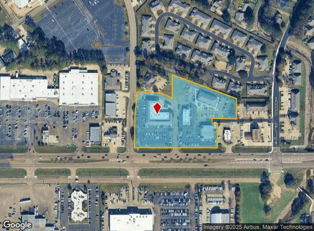  1450 W Crossway Ln, Brandon, MS Parcel Map