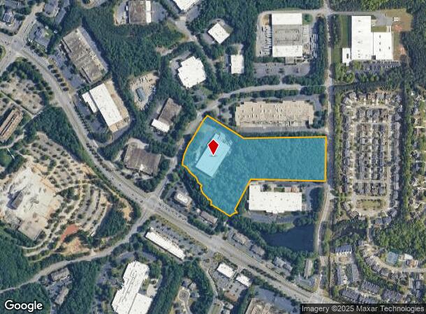  3851 Lakefield Dr, Suwanee, GA Parcel Map