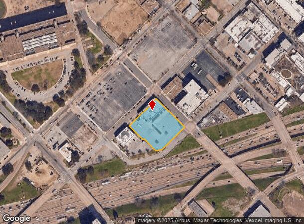  901 S Ervay St, Dallas, TX Parcel Map