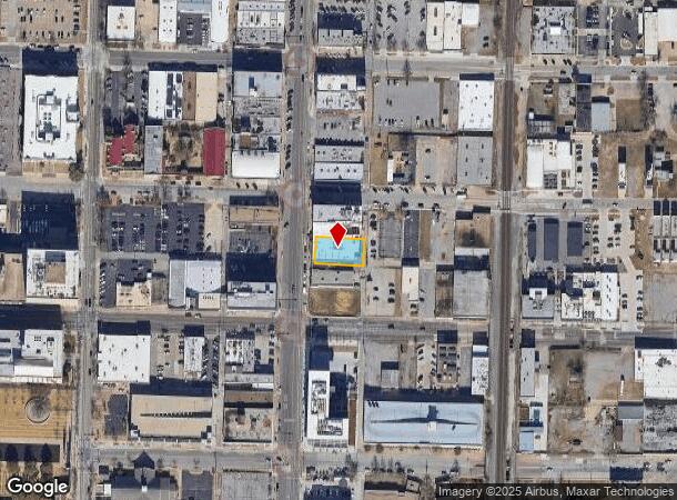  712 N Broadway Ave, Oklahoma City, OK Parcel Map