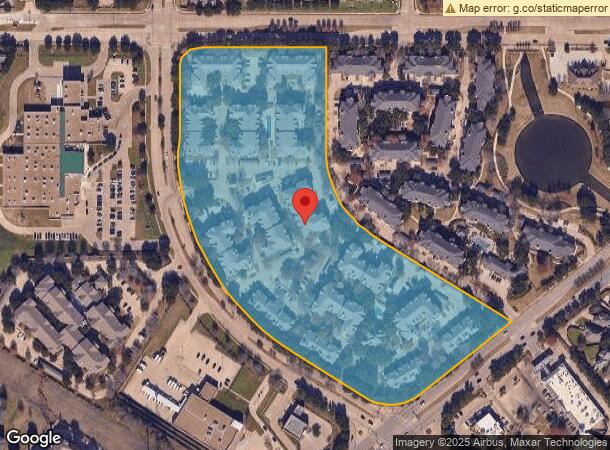  8600 Valley Ranch Pkwy W, Irving, TX Parcel Map