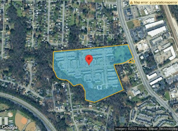  4100 Townhouse Rd, Henrico, VA Parcel Map