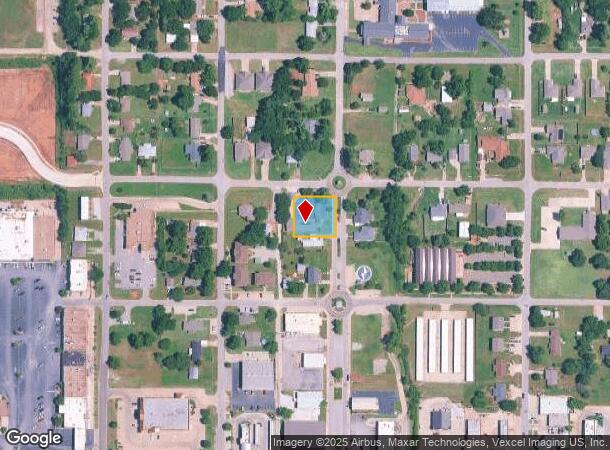 2515 Main St, Choctaw, OK Parcel Map