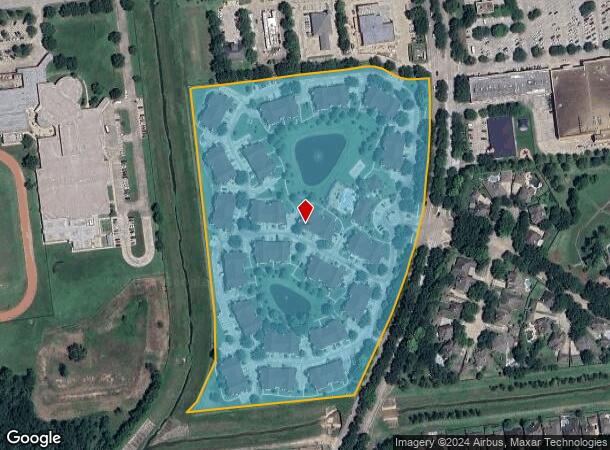  3102 W Bay Area Blvd, Friendswood, TX Parcel Map